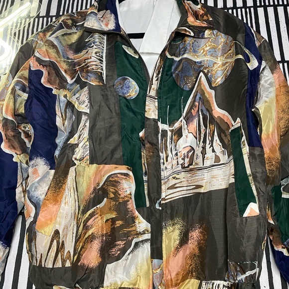 Vintage western print bomber/windbreaker - Picture 3 of 5